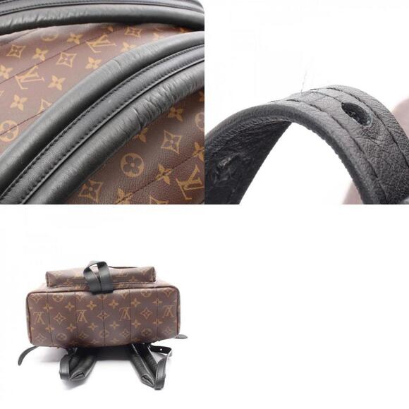 LOUIS VUITTON Brown Monogram Leather Backpack - Picture 11 of 11
